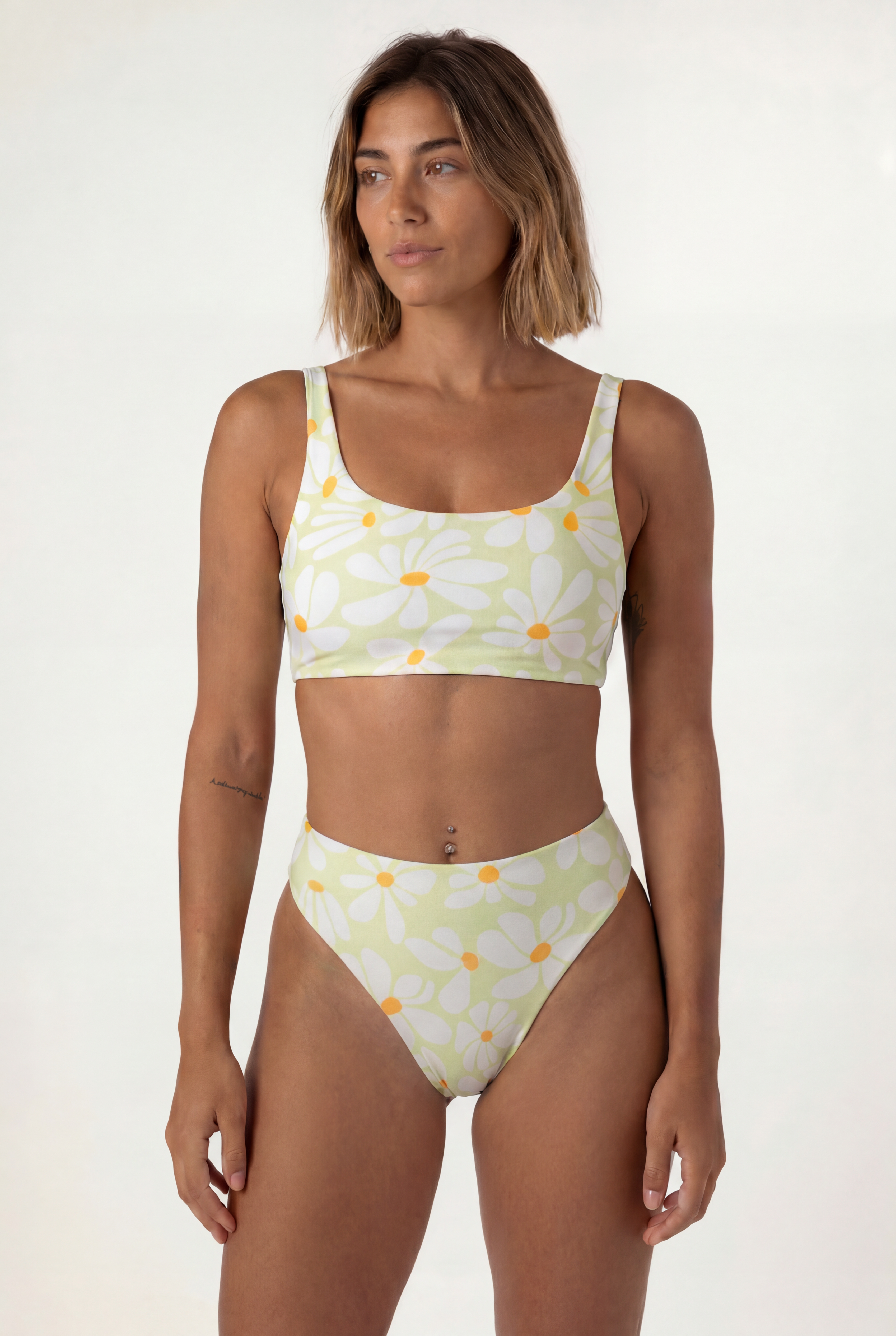Yolo Bikini Top - Kaya Green
