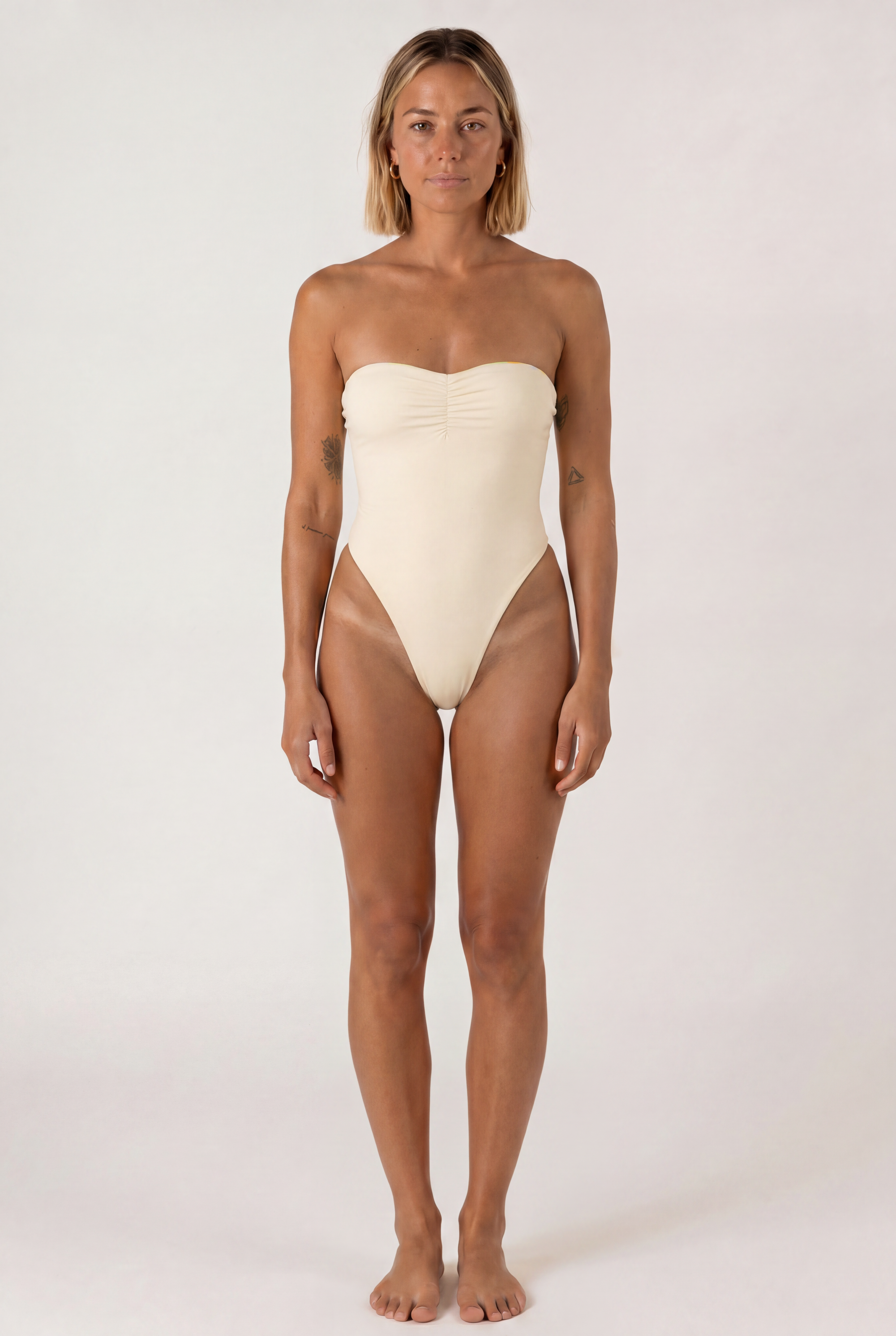 Inka reversible one piece swimsuit Kaya Green – sustainable REPREVE® swimwear | Ula