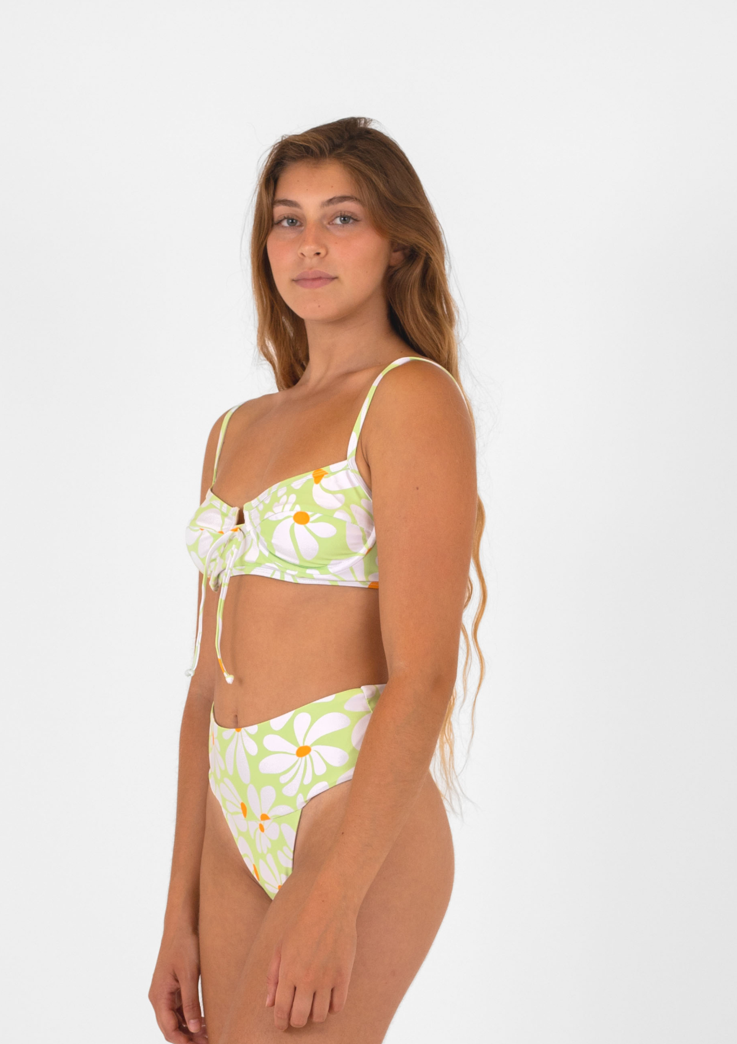 Nuni Bra Cup Top - Kaya Green