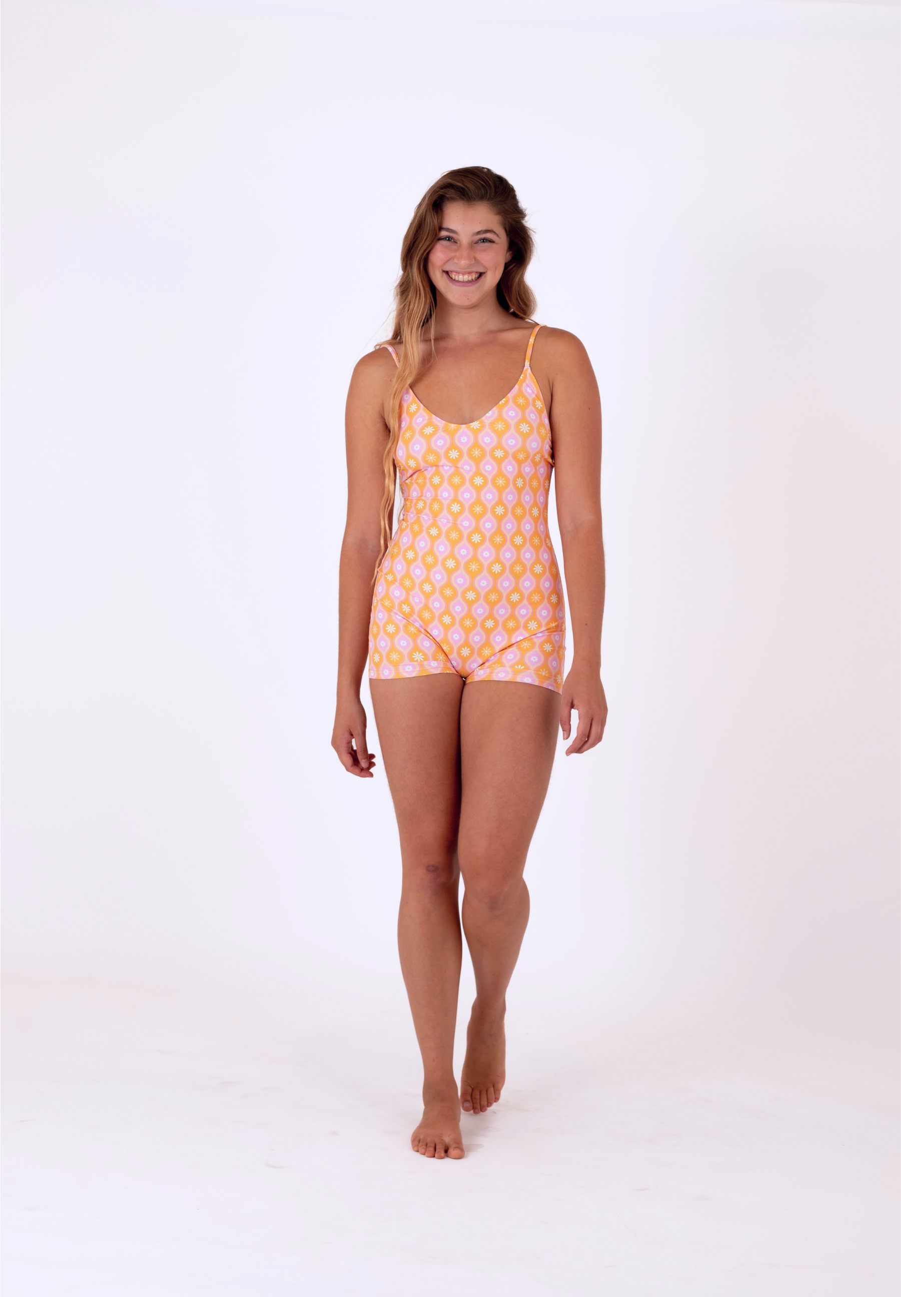 Mumi Bodysuit - Marga Orange