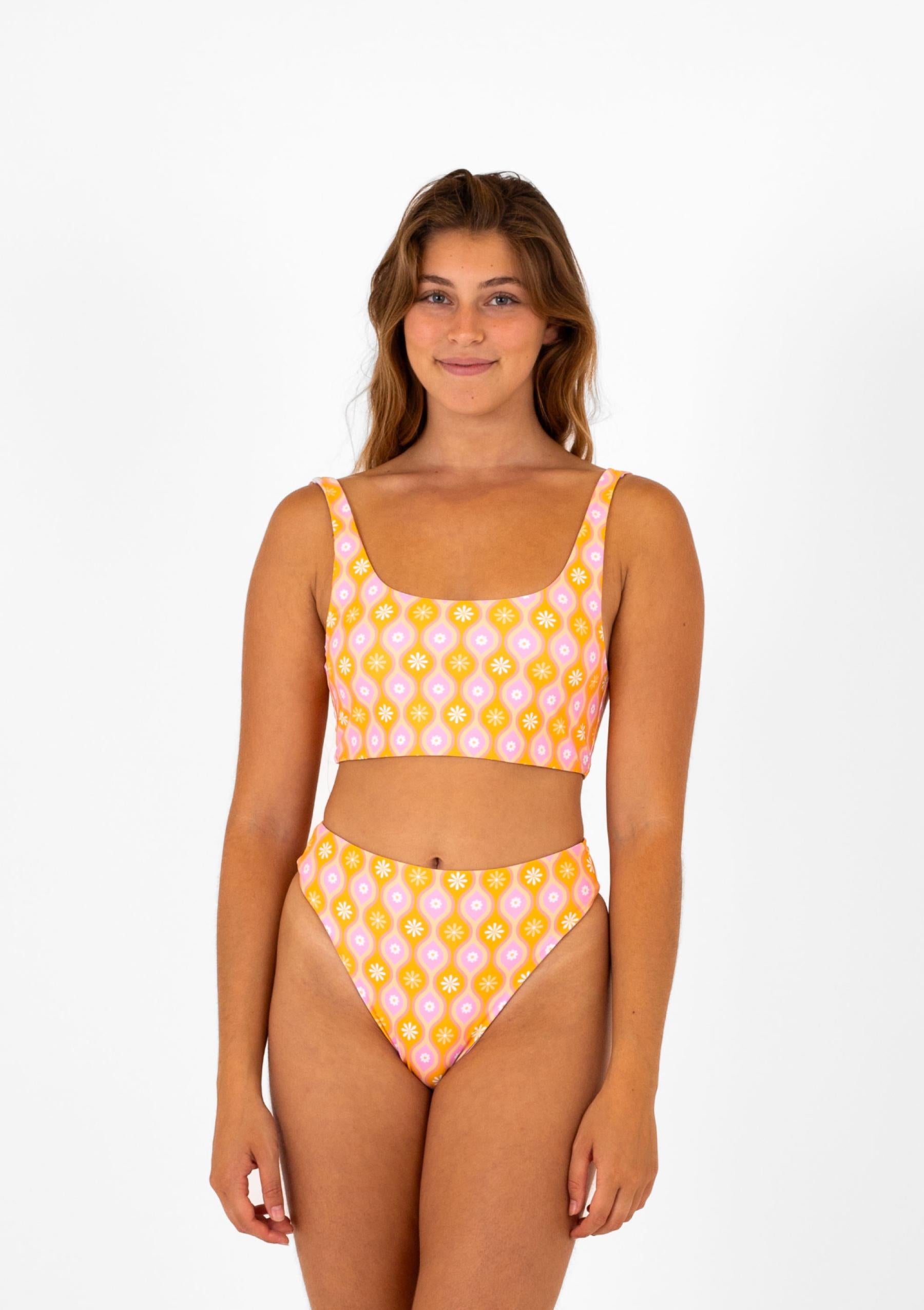 Yolo Reversible Bottom - Marga Orange