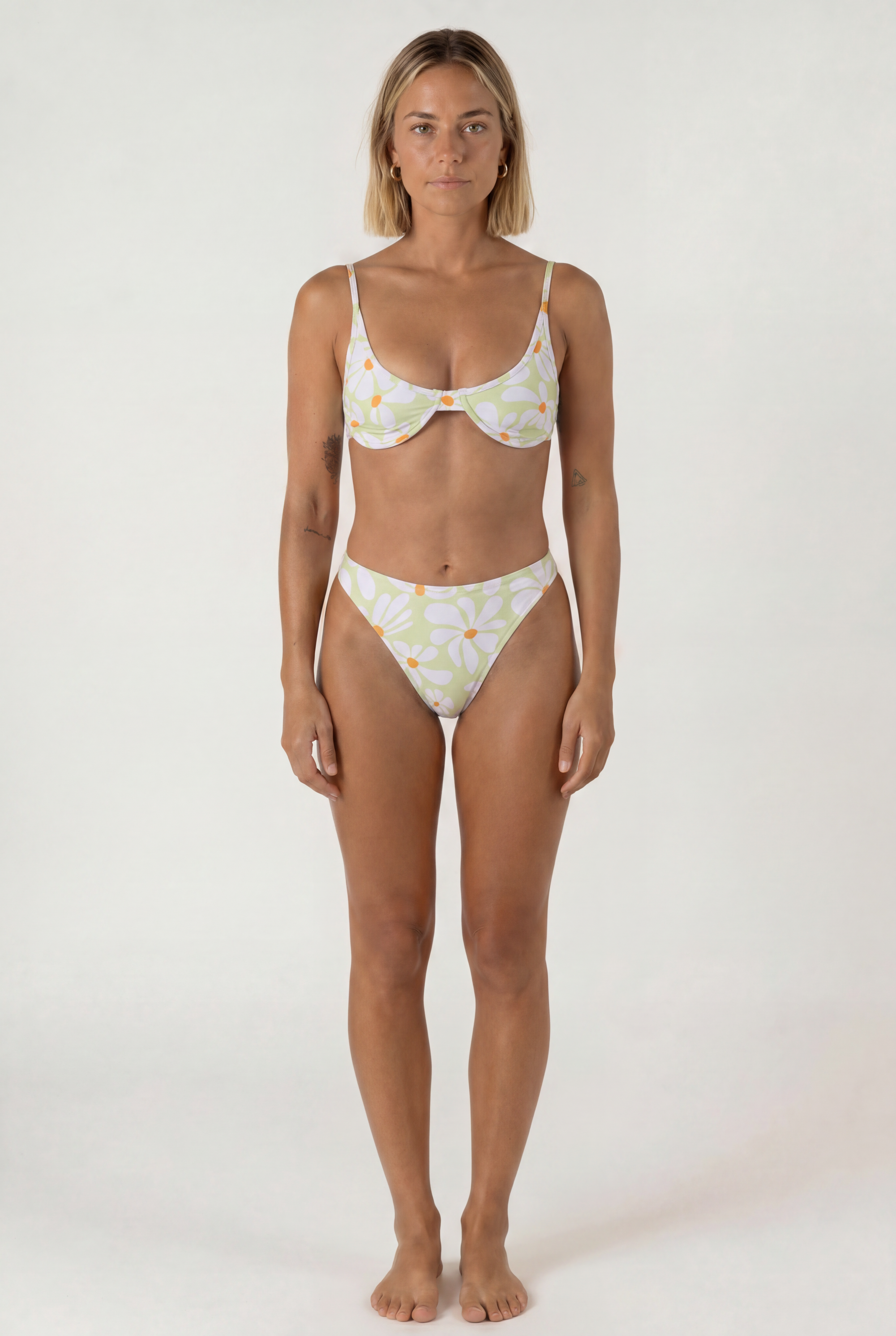 Mila Cup Top - Kaya Green