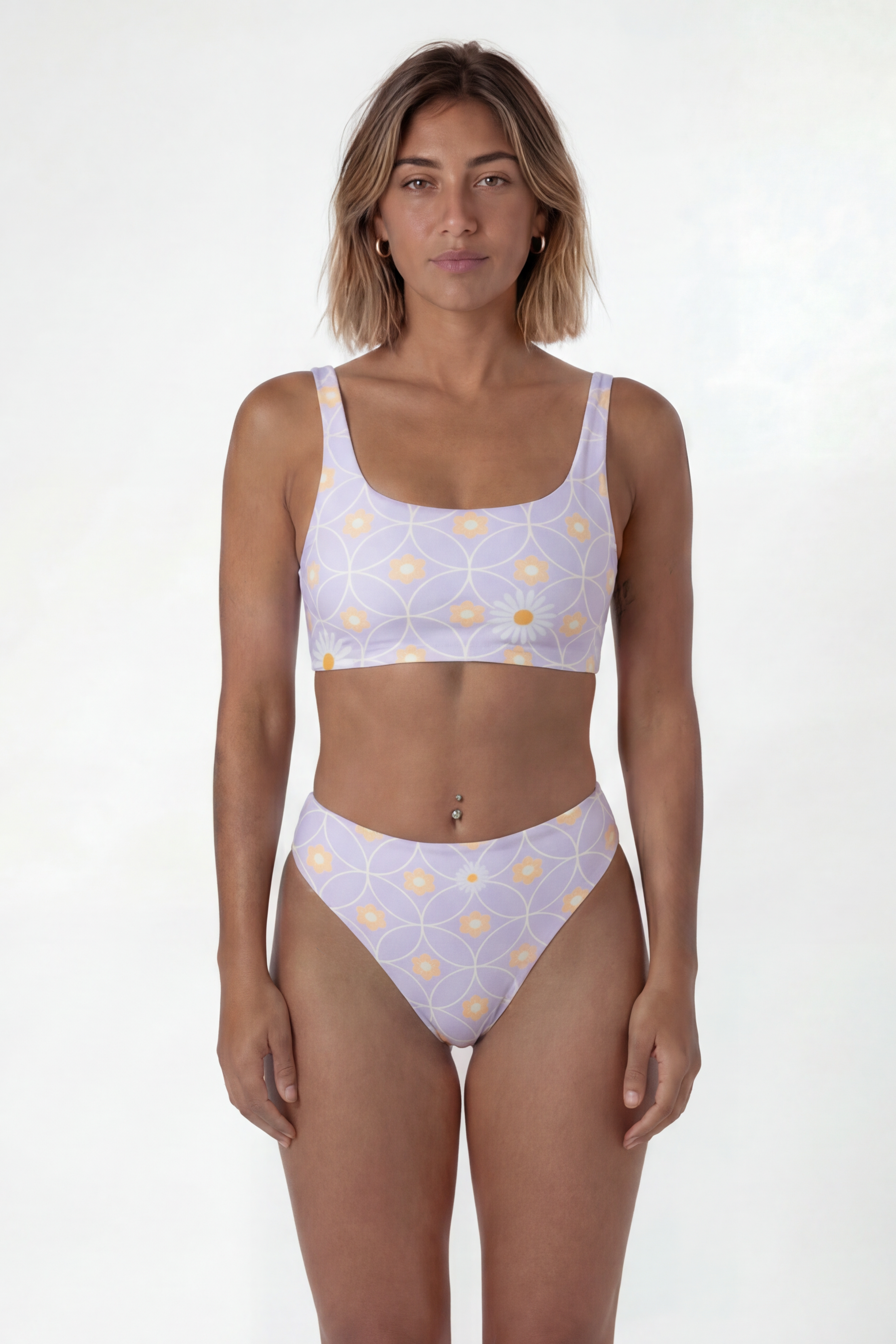 Yolo Bikini Top - Uma Purple