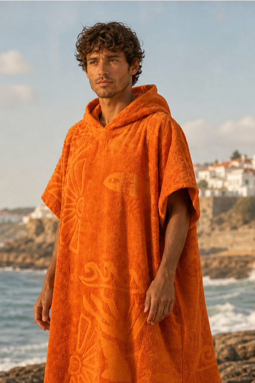 Barrel Unisex Organic Cotton Surf Poncho