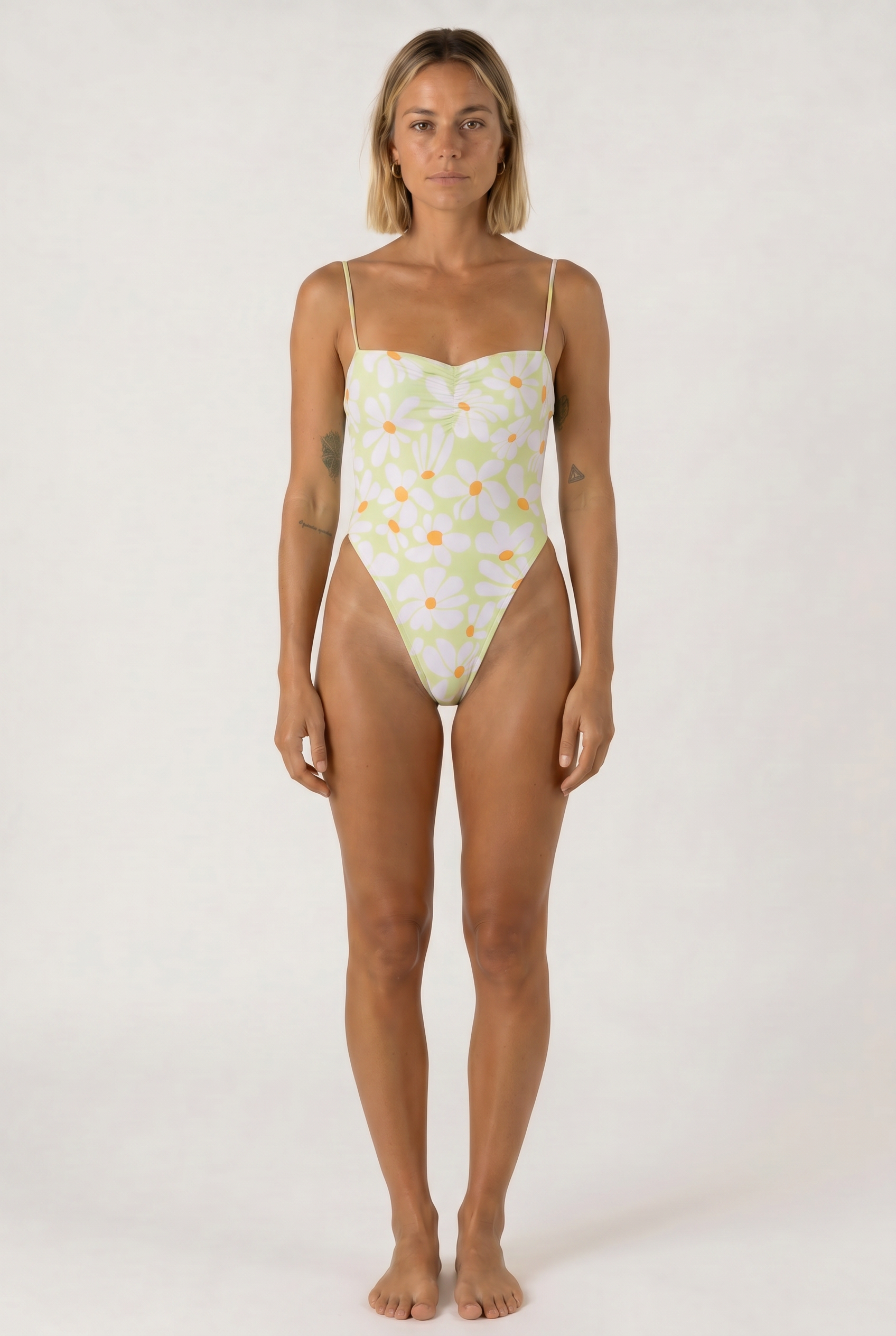 Inka reversible one piece swimsuit Kaya Green – sustainable REPREVE® swimwear | Ula