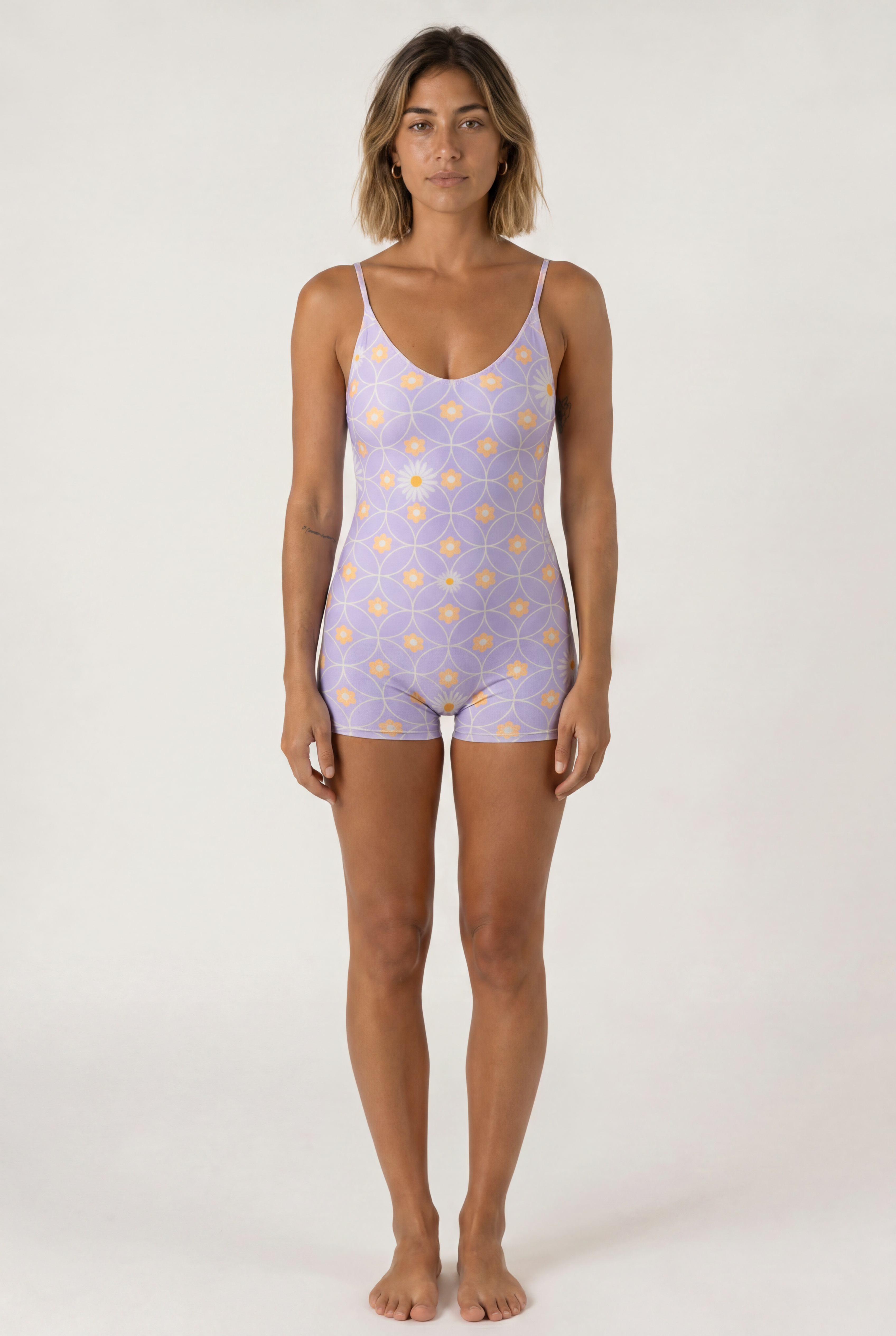 Mumi surf bodysuit Uma Purple – sustainable REPREVE® recycled swimwear | Ula
