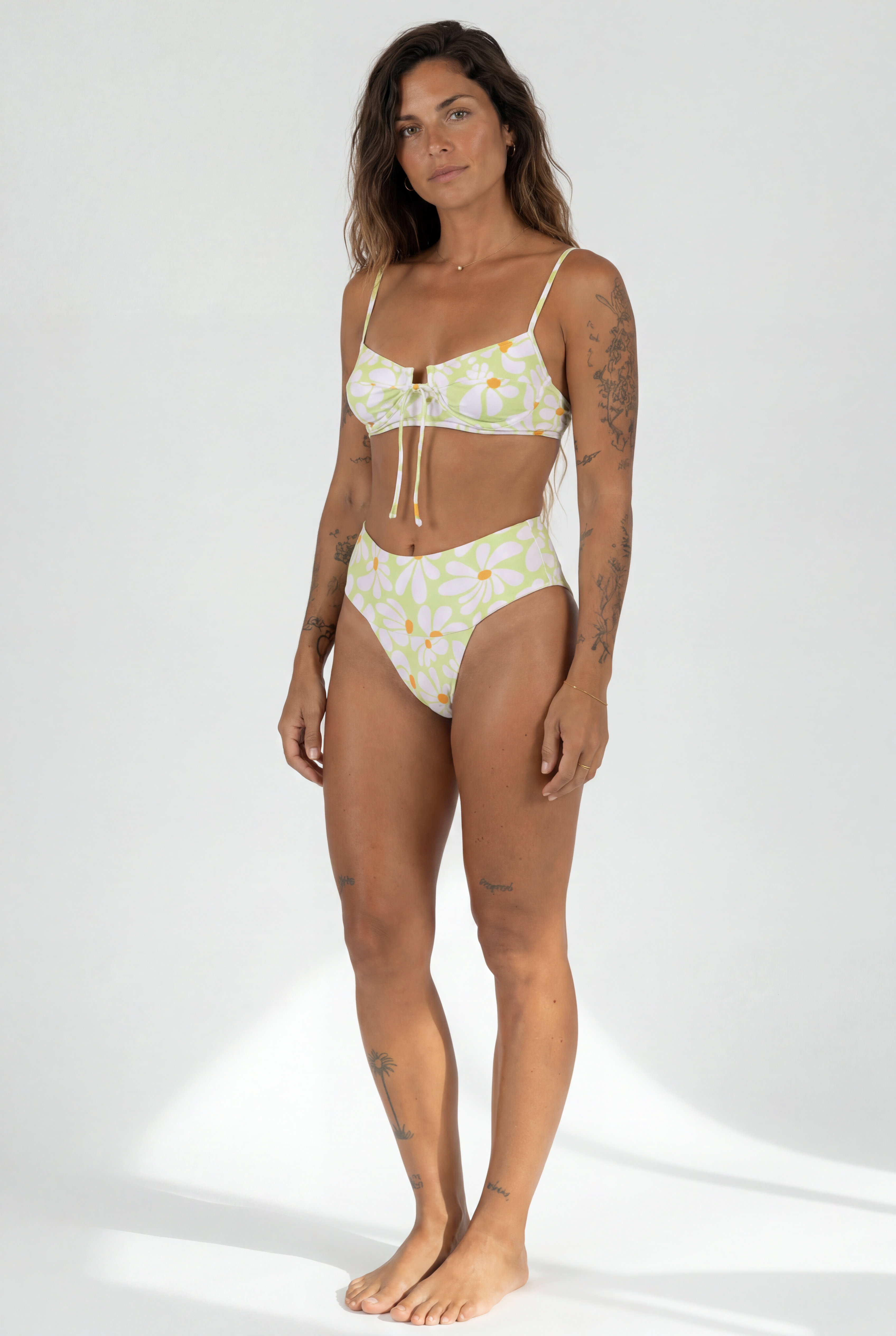 Nuni Bra Cup Top - Kaya Green