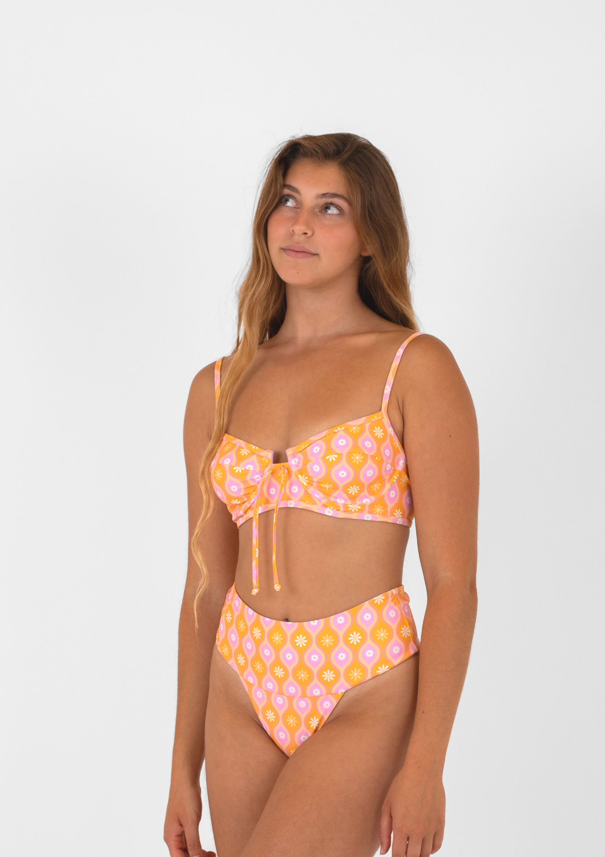 Nuni Bra Cup Top - Marga Orange