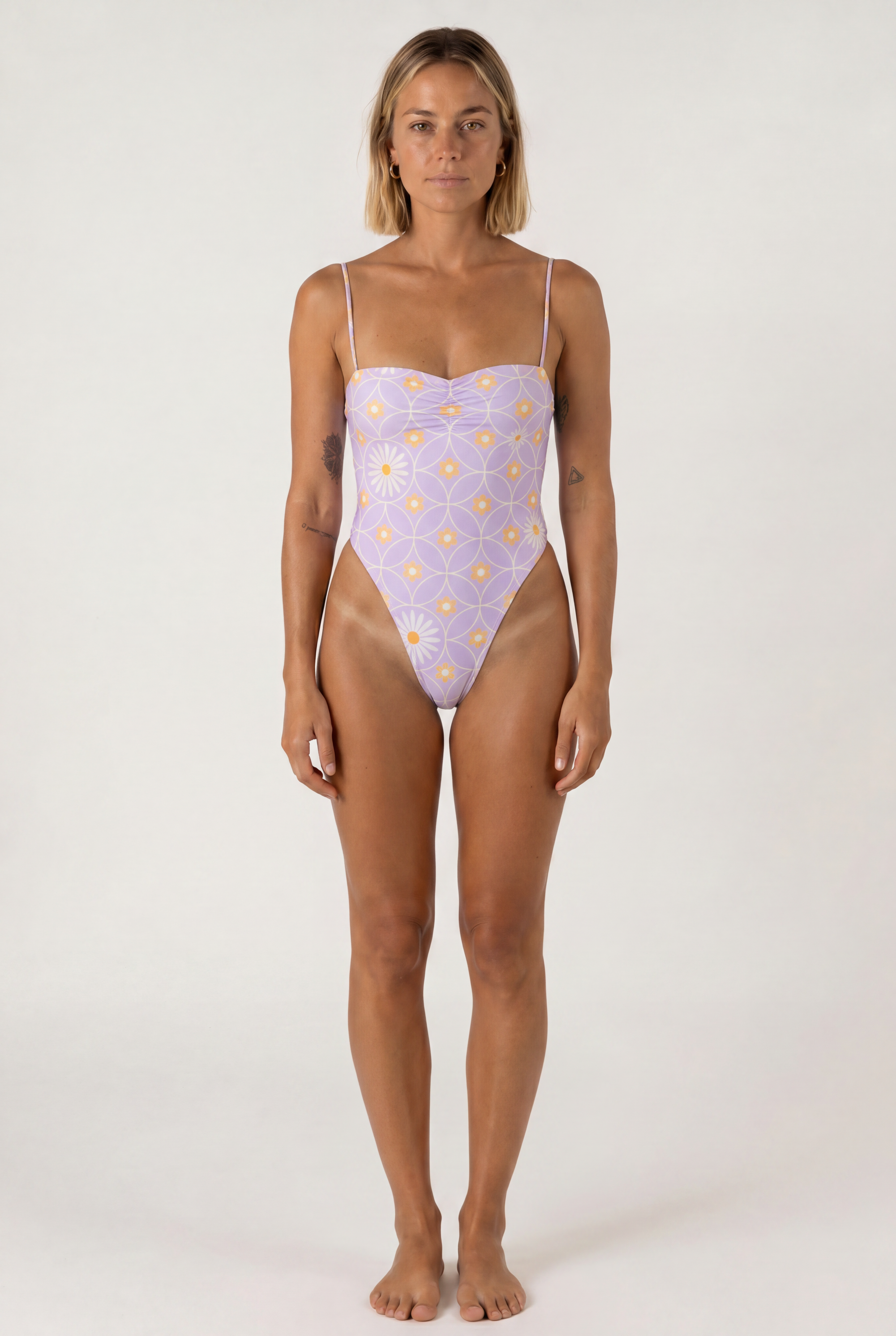 Inka reversible one piece swimsuit Uma Purple – sustainable REPREVE® swimwear | Ula