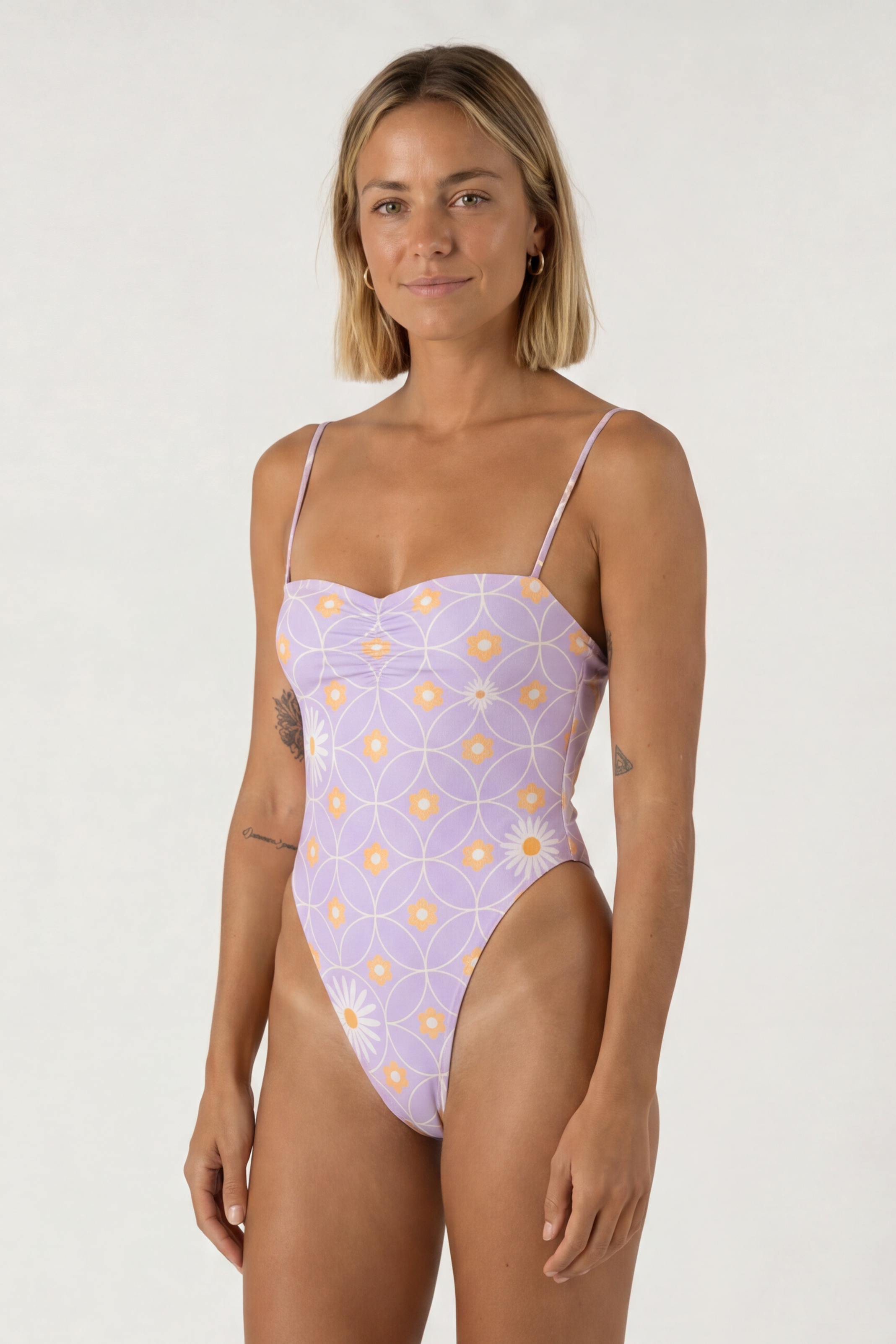 Inka reversible one piece swimsuit Uma Purple – sustainable REPREVE® swimwear | Ula