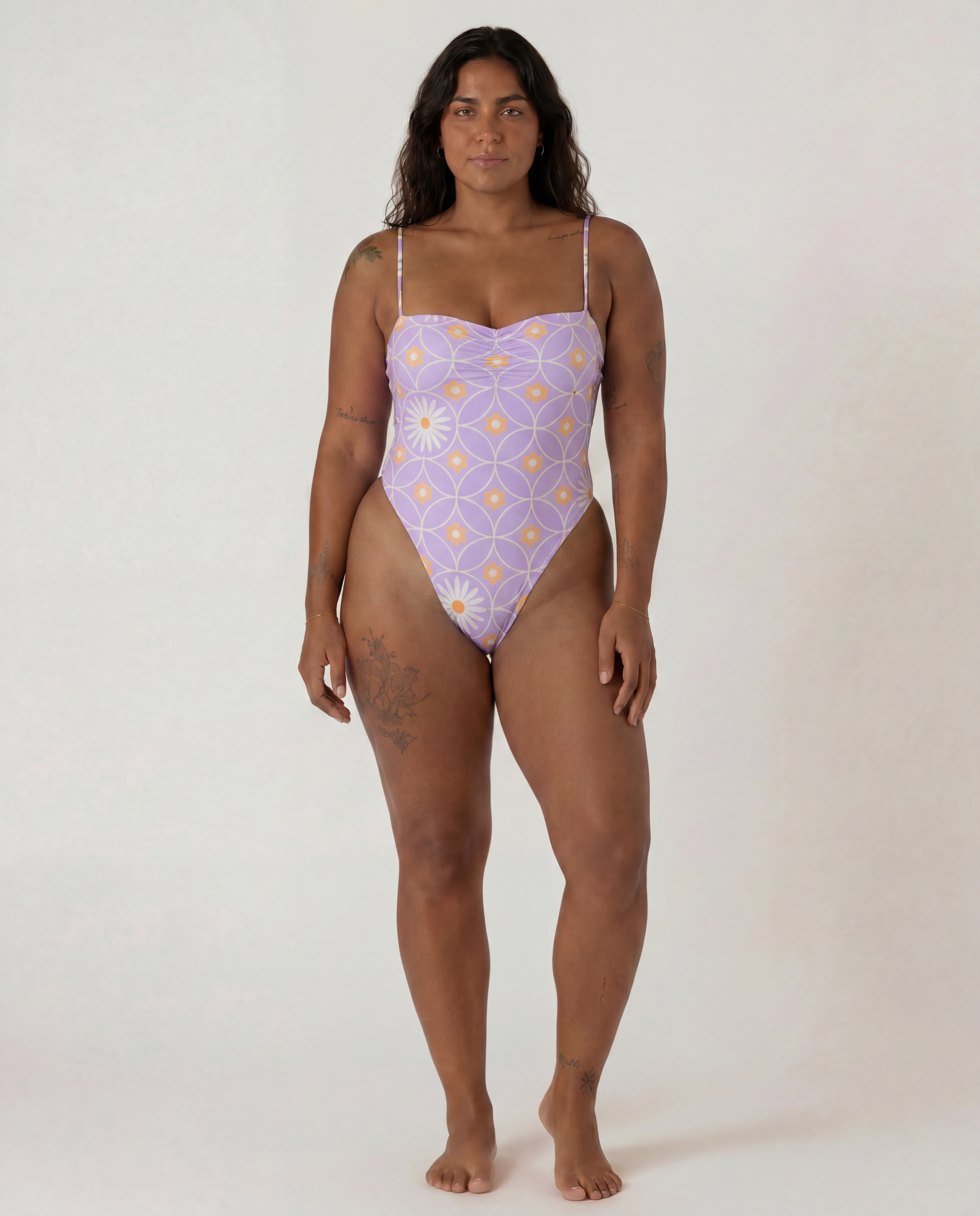 Inka reversible one piece swimsuit Uma Purple – sustainable REPREVE® swimwear | Ula