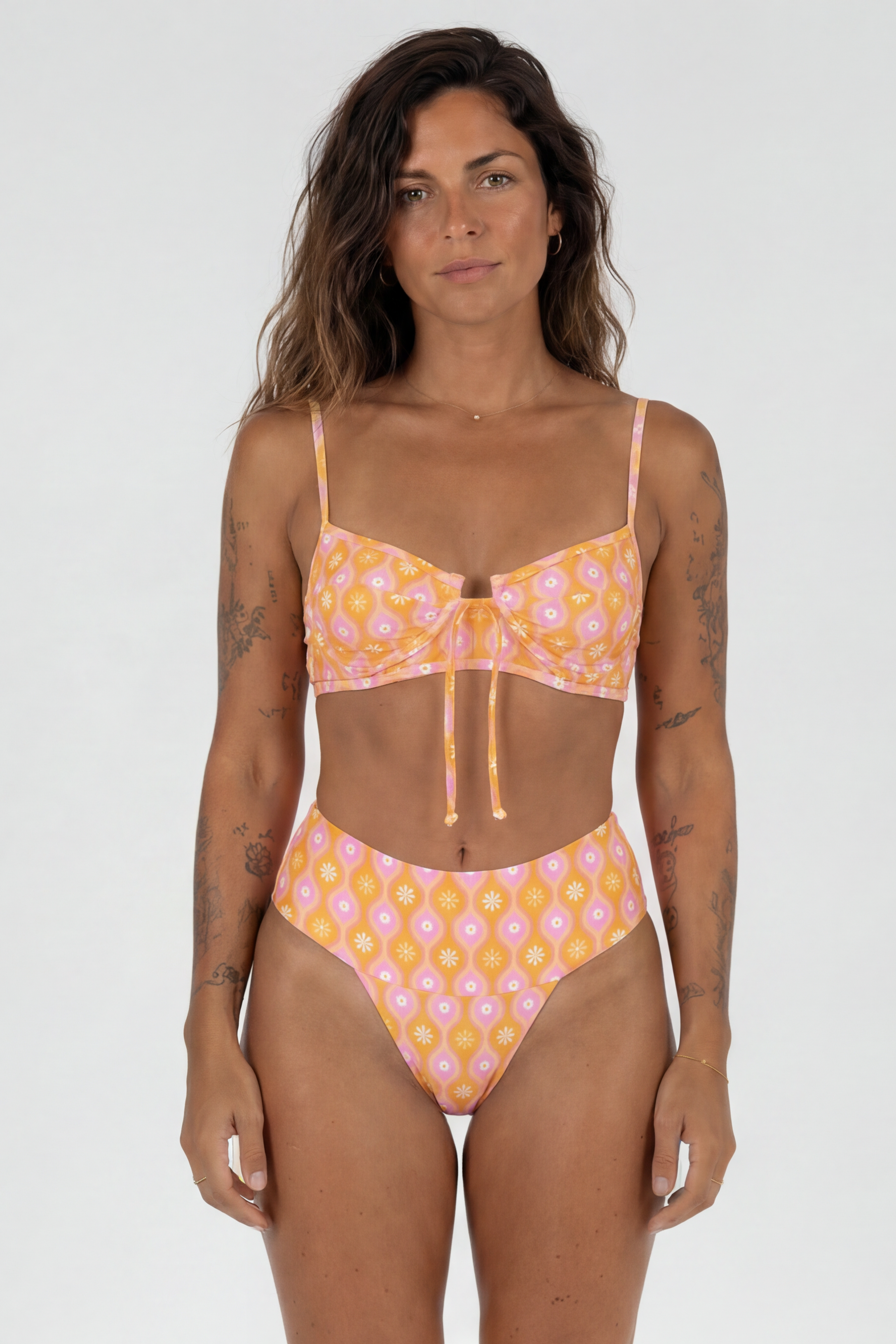 Nuni Cup Top - Marga Orange